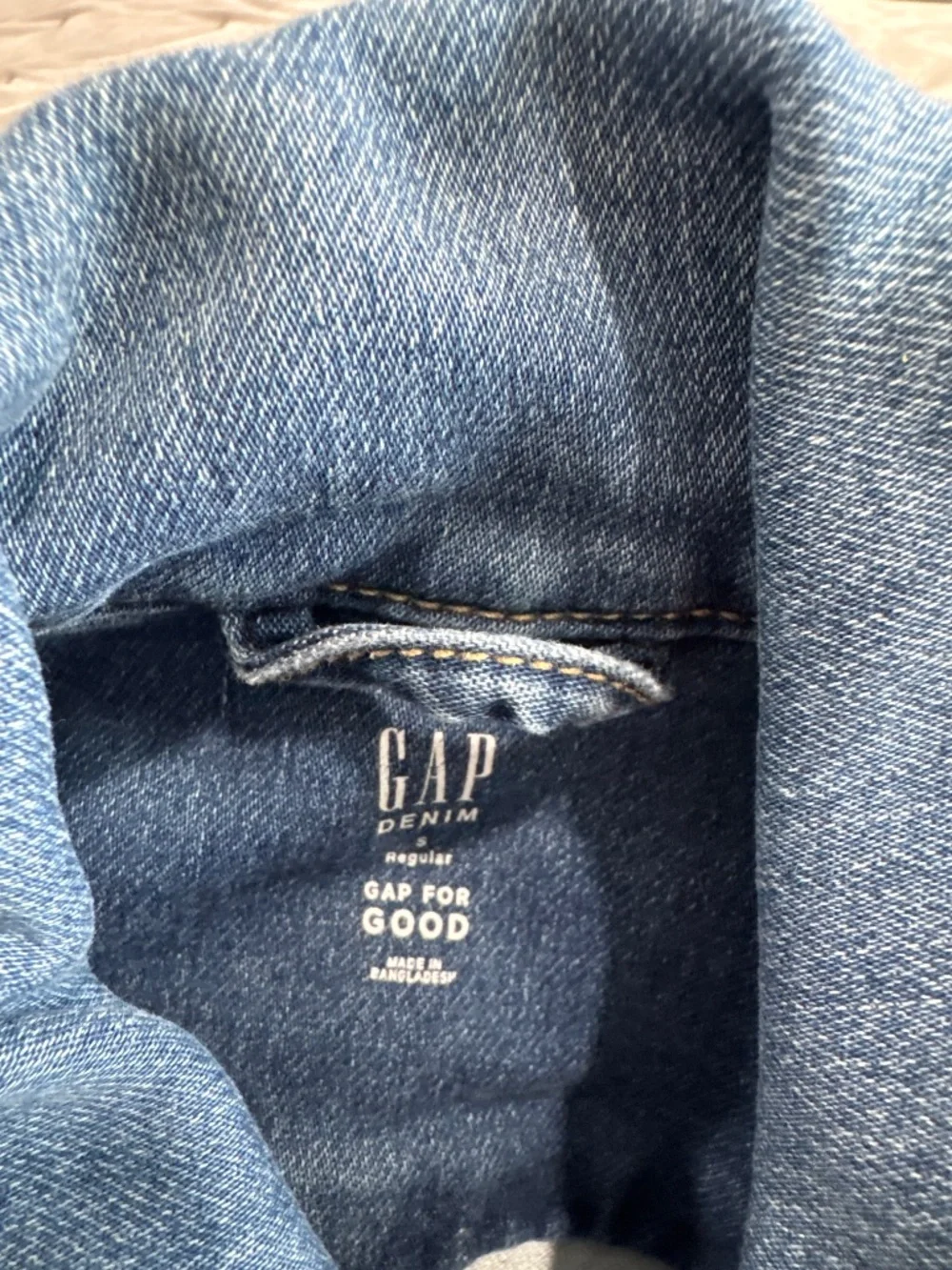 Gap Denim Kids Jean Jacket Size S (6-7) Blue Unisex Trucker Jacket